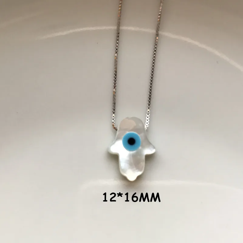 Naszyjnik choker z zawieszką z muszli MOP kocie oko Czerwony