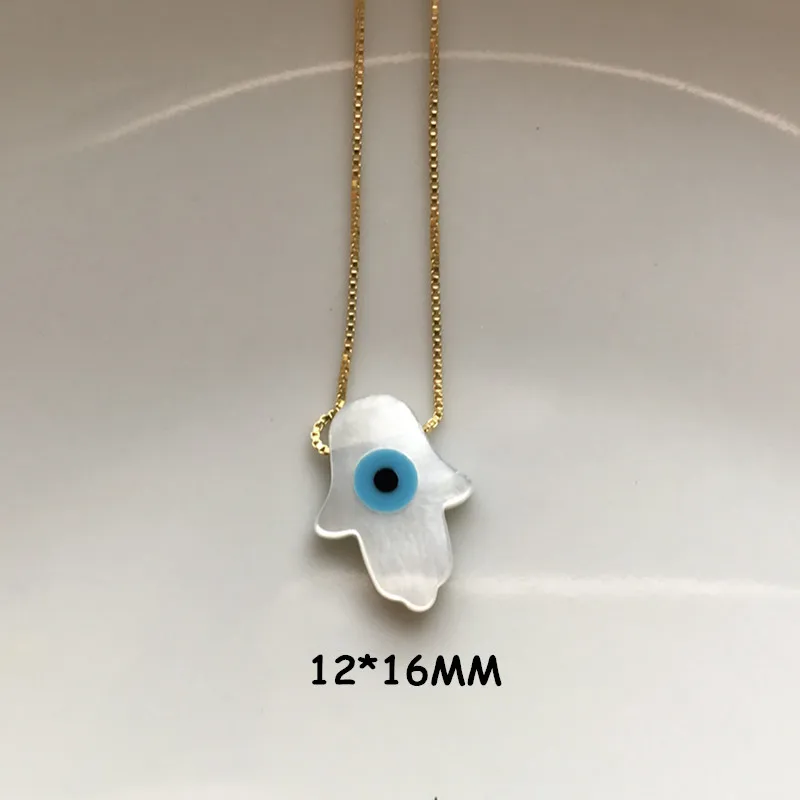 Naszyjnik choker z zawieszką z muszli MOP kocie oko Zielony