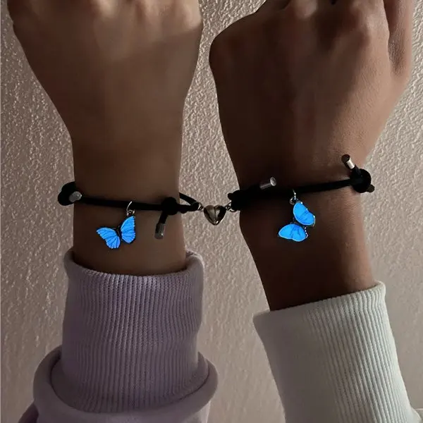 Naszyjnik świecący w ciemności kotek choker fluorescencyjny Pistolet do galwanizacji