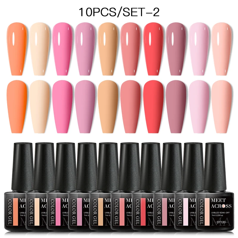 Neonowy fluorescencyjny zestaw żeli do paznokci z bazą i top coatem 10–12 szt łupek