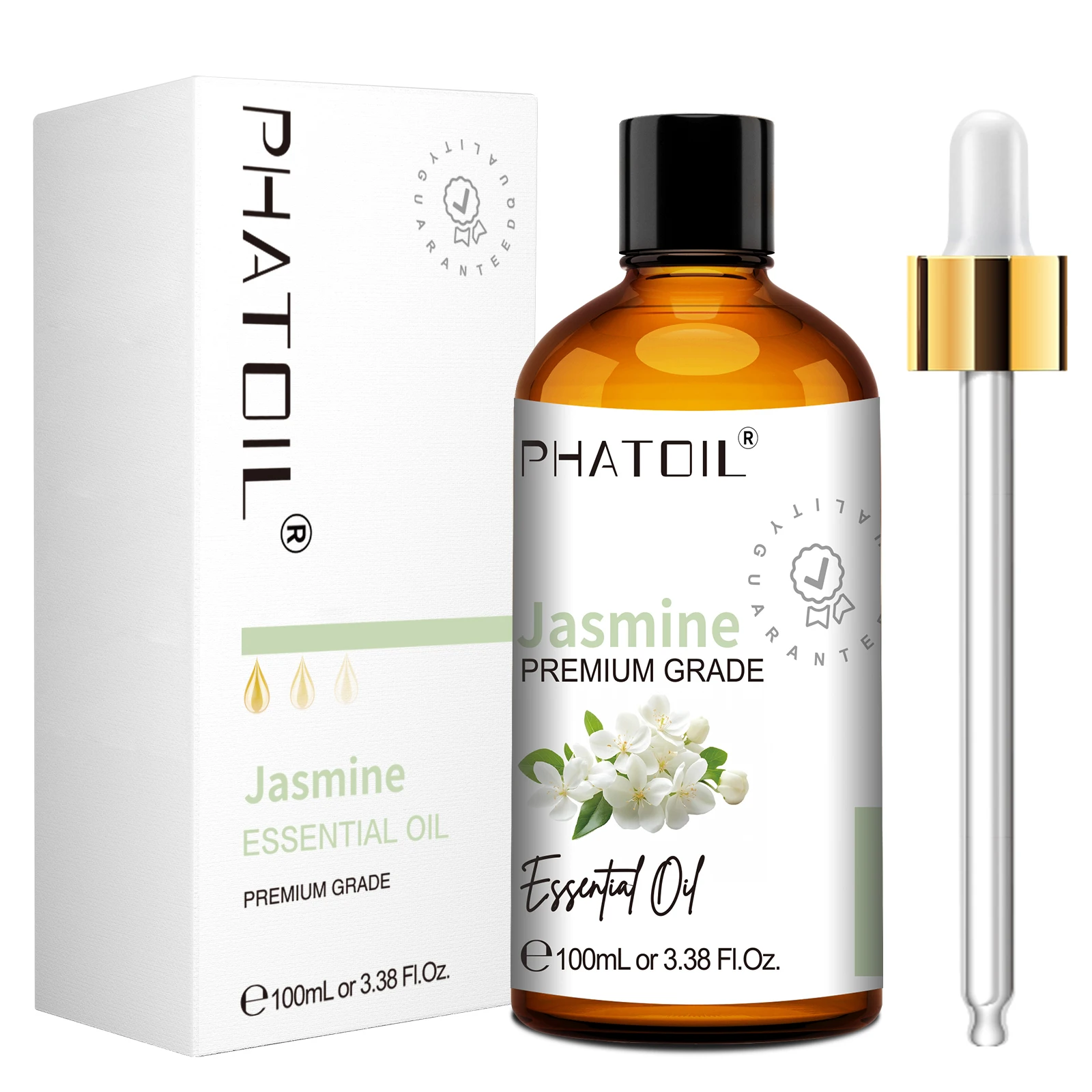 Olejek eteryczny PHATOIL 100ml – eukaliptus, lawenda, sandałowiec i wanilia Szary