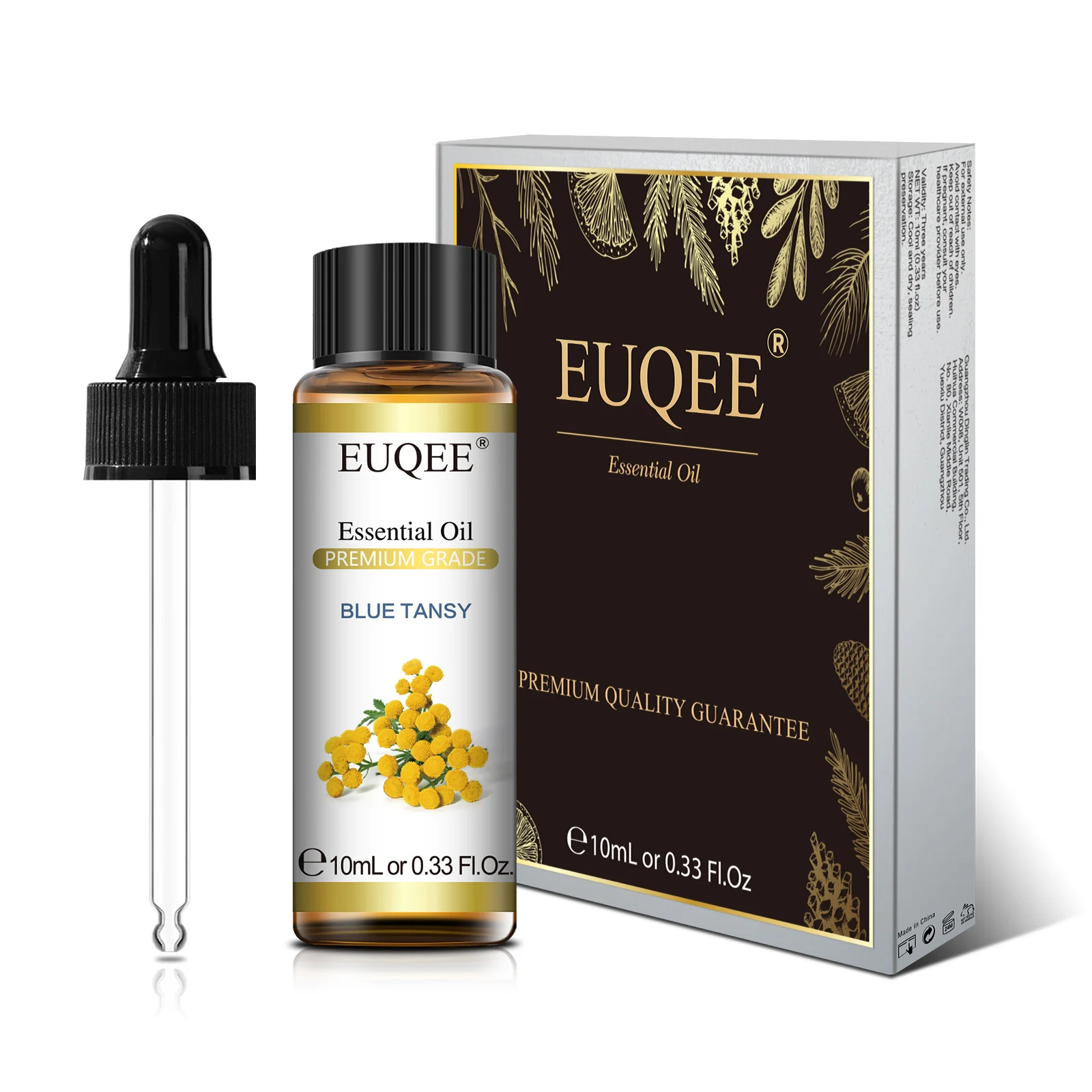 Olejek zapachowy EUQEE 10ml – seria kwiatowa lawenda, róża, jaśmin i ylang Głównik