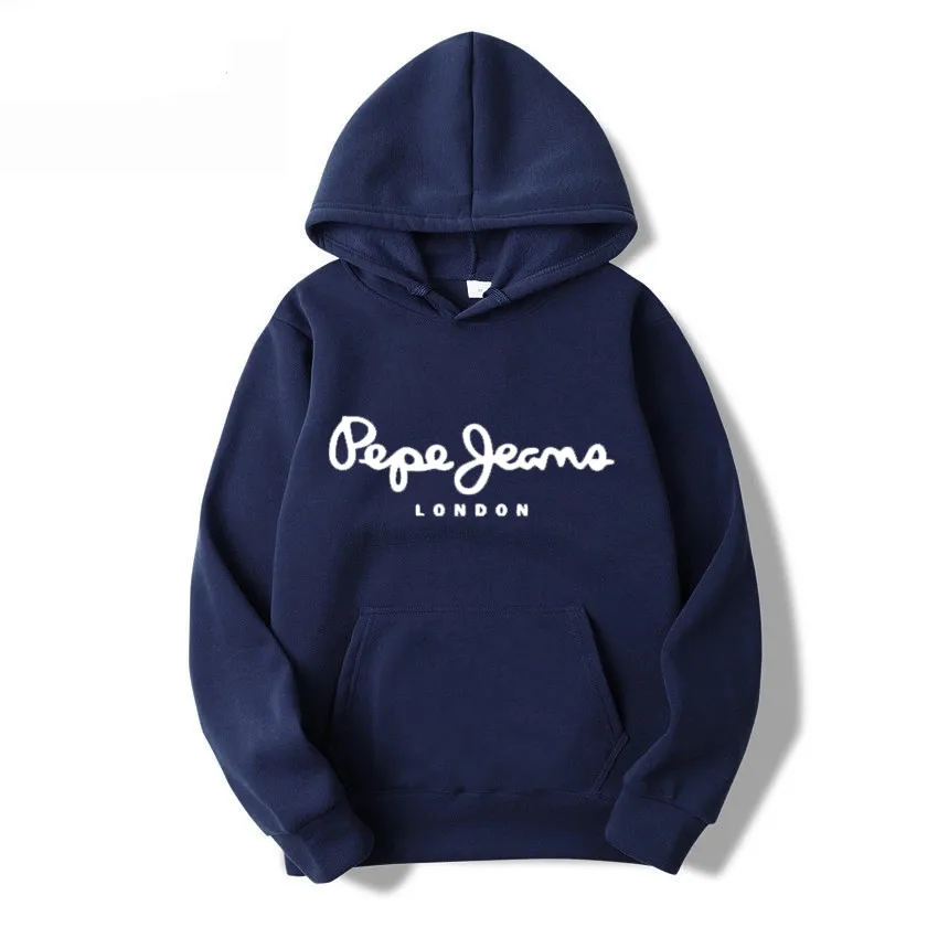 Oversizowa Bluza Streetwear Hip Hop Damska Granatowy