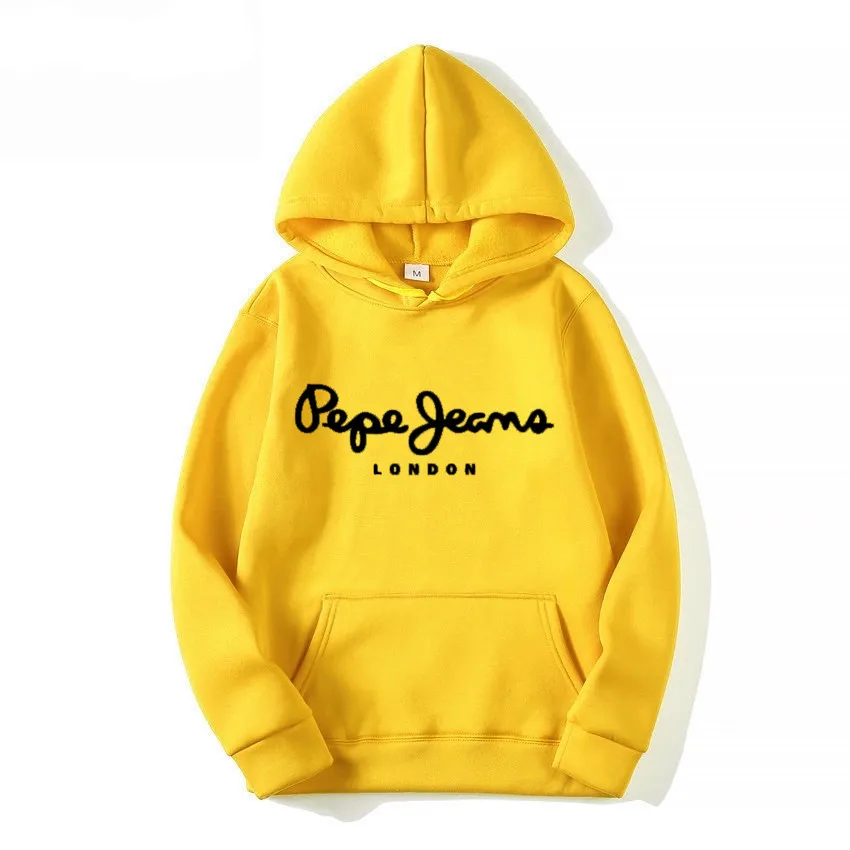 Oversizowa Bluza Streetwear Hip Hop Damska żółty