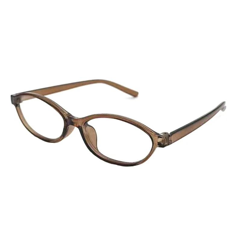 Owalne okulary przeciwsłoneczne damskie w stylu Y2K Szary