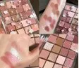 Paleta cieni do powiek 20 kolorów perłowe i matowe odcienie Różowy
