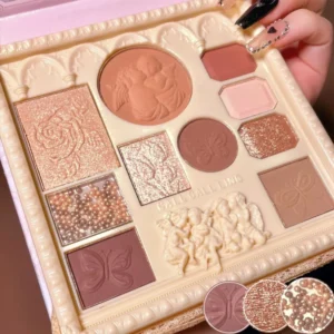 Paleta makijażu all-in-one cień róż rozświetlacz Angel Mieszany kolor