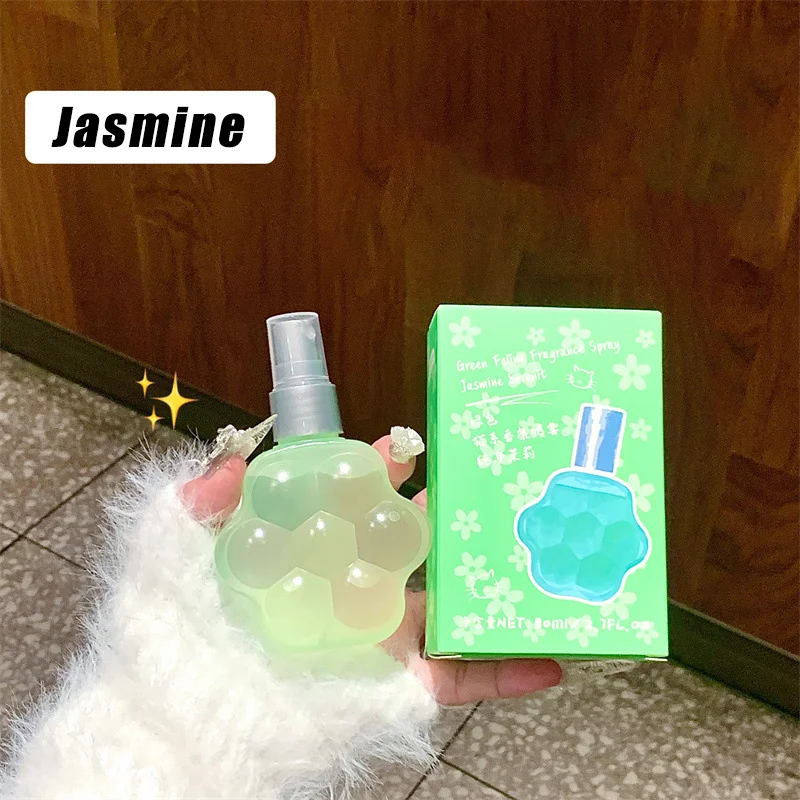 Perfumy w kształcie kociej łapki – jaśmin i róża Eau de Toilette 80 ml Beżowy