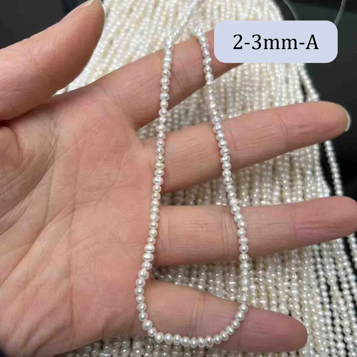 Naturalne perły słodkowodne barokowe pasiaste 4–5 mm do biżuterii Zielony
