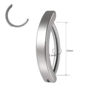 Piercing do pępka ze stali chirurgicznej dla kobiet Imitacja rodowana