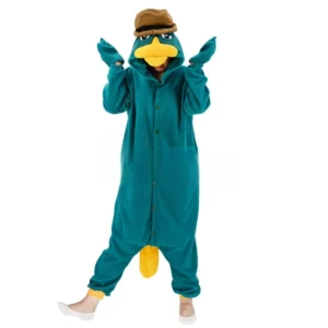Piżama kigurumi kaczka kostium zwierzęcy dla dorosłych