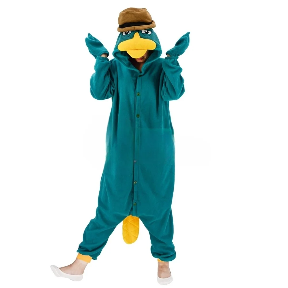 Piżama kigurumi kaczka kostium zwierzęcy dla dorosłych