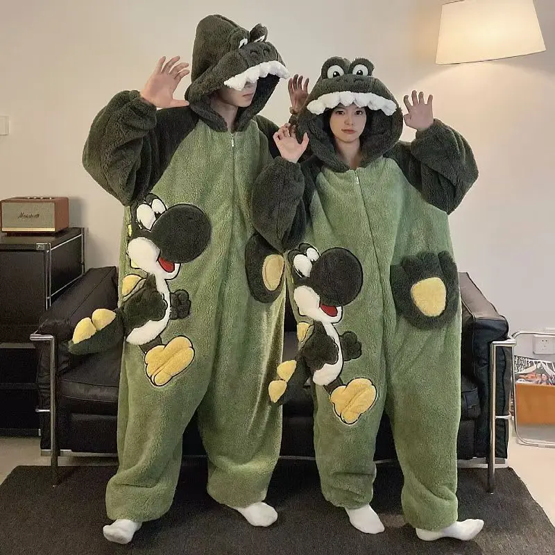 Piżama kigurumi kombinezon z kapturem na Halloween i Boże Narodzenie Kolba