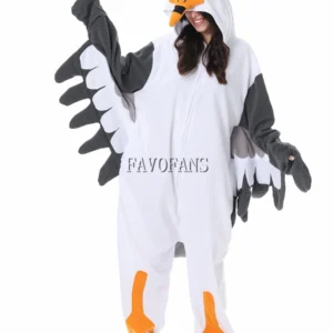 Piżama Kigurumi kombinezon w kształcie mewy