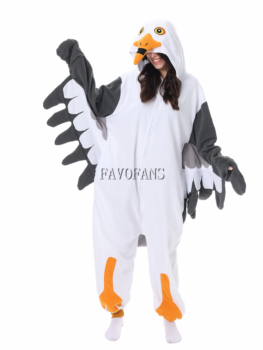 Piżama Kigurumi kombinezon w kształcie mewy