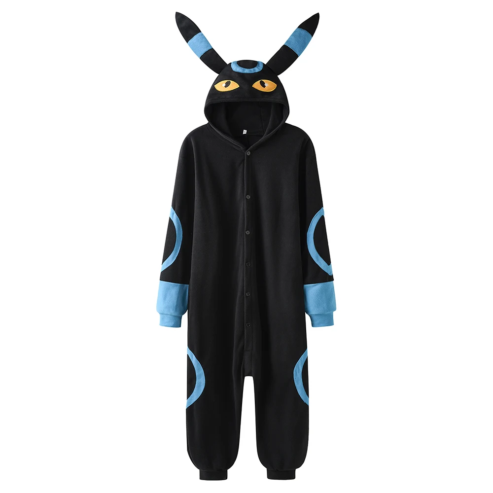Piżama kigurumi kombinezon zwierzak z kapturem Turkusowy