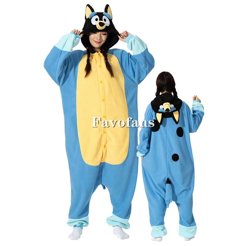 Piżama kombinezon Kigurumi piesek dla dorosłych Fuksja