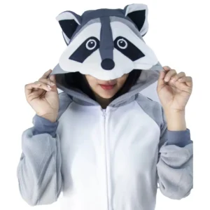 Piżama kigurumi szary szop kombinezon cosplay Halloween
