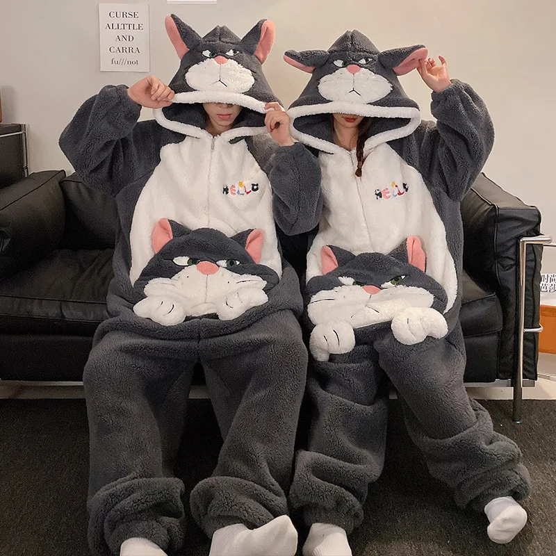 Piżama onesie panda - pluszowy kombinezon do spania Beżowy