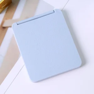 Plastikowe składane lusterko kieszonkowe mini podróżne kolorowe Szary