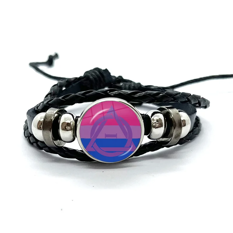 Plecione bransoletki z motywem kota, wilka i lisa - komplet handmade Kolor czystego złota