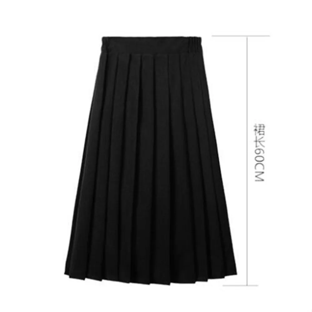 Plisowana spódnica midi w stylu vintage Blacklength