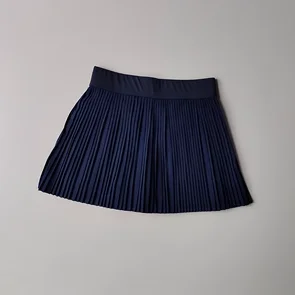 Plisowana spódniczka tenisowa organza z wysokim stanem — sport i styl Czarny