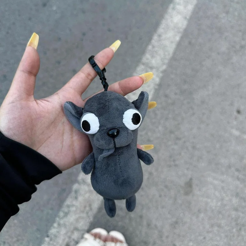 Pluszowy brelok Chihuahua — realistyczna zawieszka do torebki Czarny