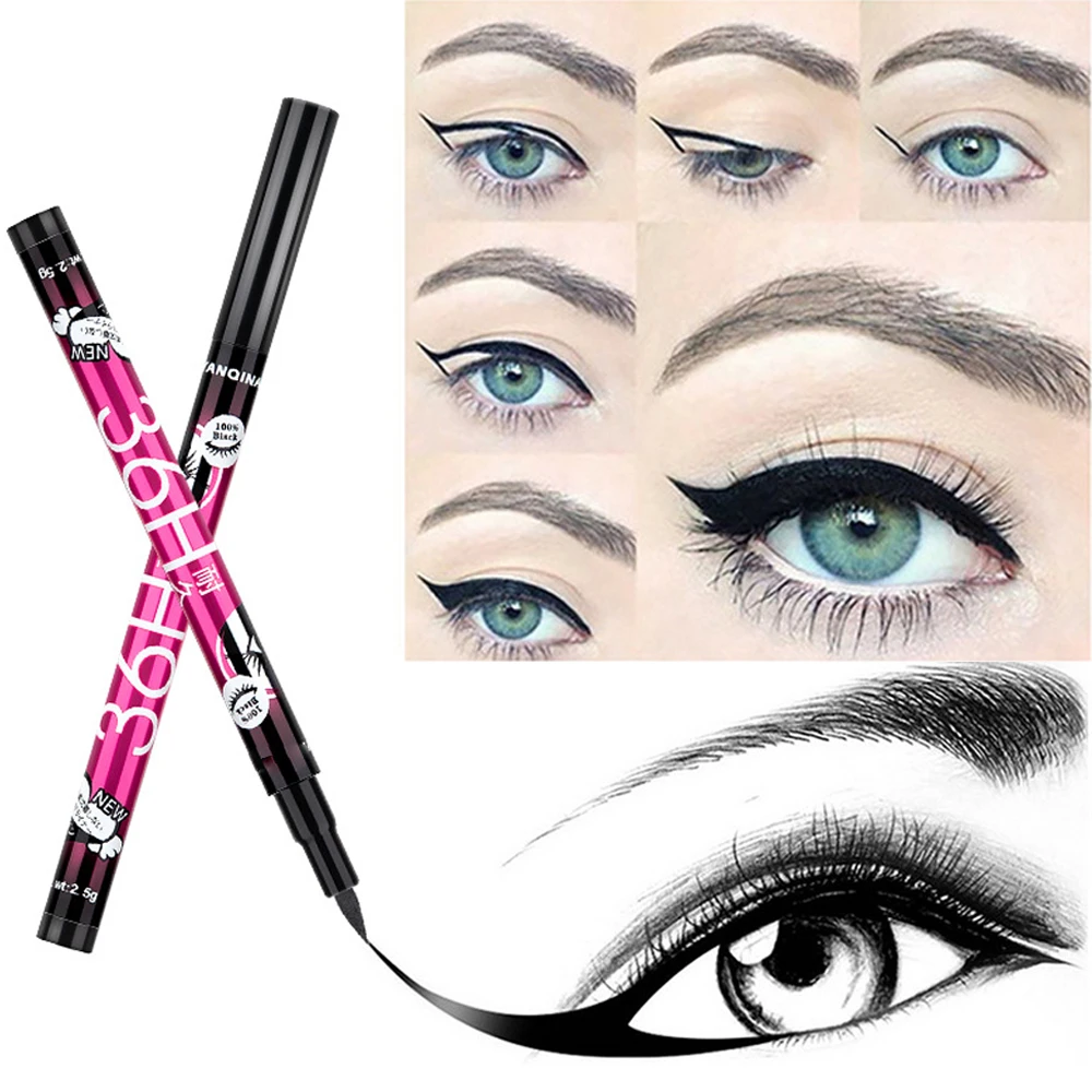 Płynny eyeliner w pisaku — 36H, wodoodporny Armijna zieleń