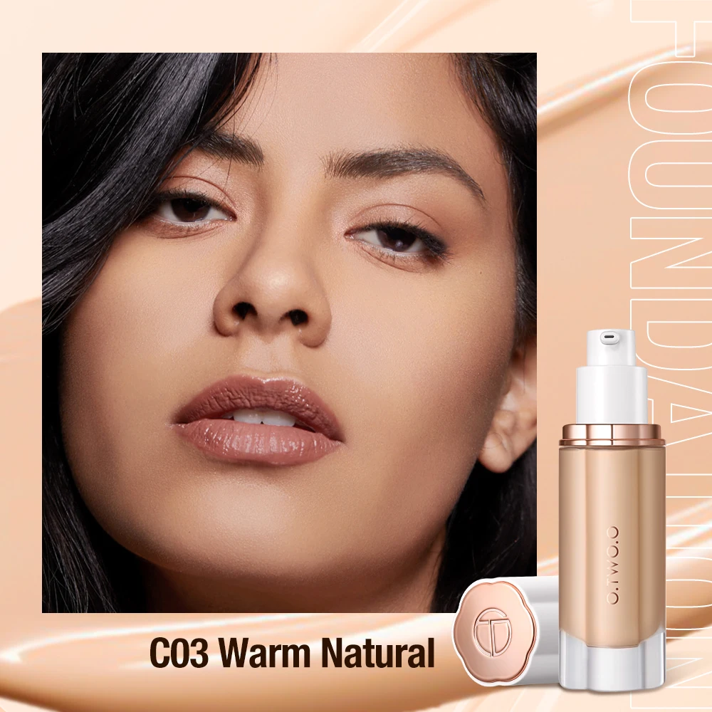 Podkład w płynie O.TWO.O 30ml SPF30 — wysokie krycie wodoodporny korektor Czekolada