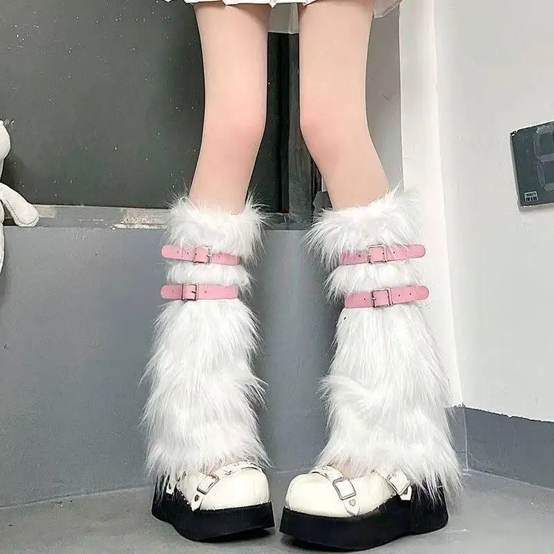 Podkolanówki z koronką w stylu Y2K Harajuku Granatowy
