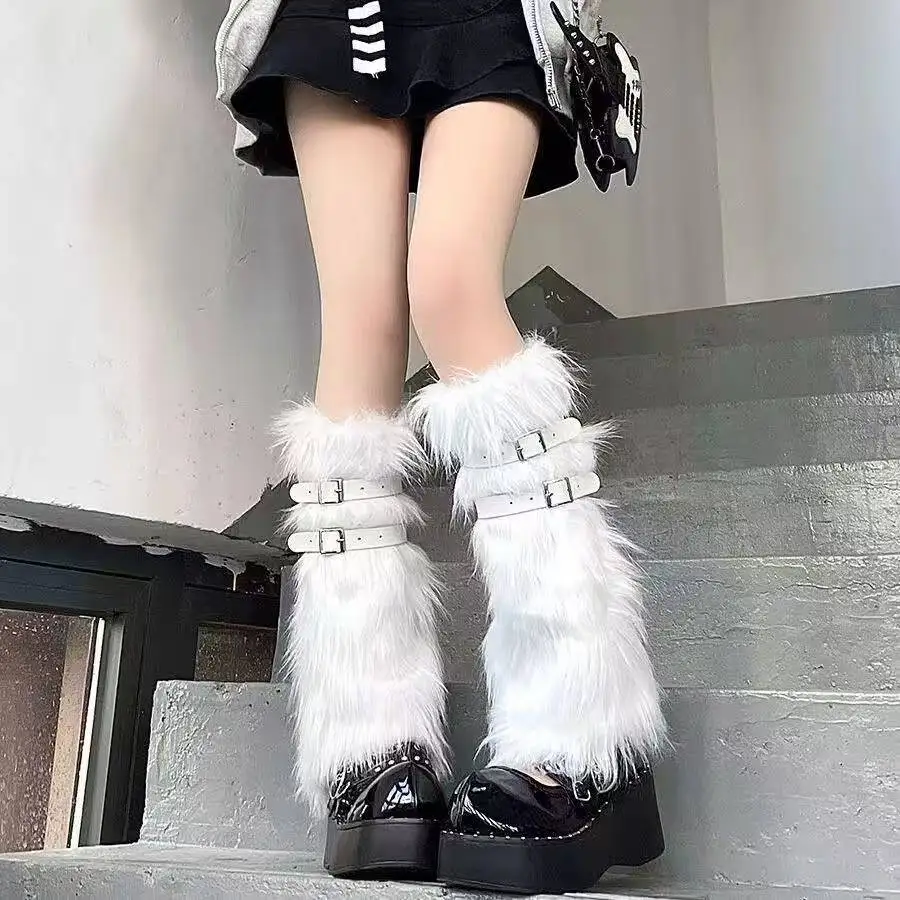 Podkolanówki z koronką w stylu Y2K Harajuku żółty
