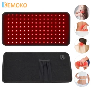 Poduszka do terapii światłem czerwonym i podczerwonym LED — 660nm 850nm Różowy