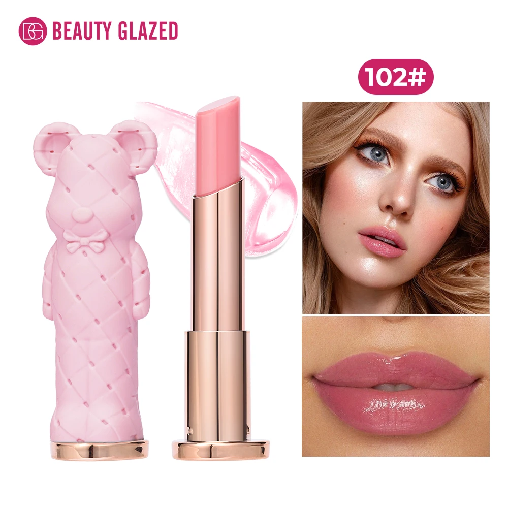 Pomadka nawilżająca Beauty Glazed w kształcie misia Czekolada