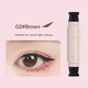 Precyzyjny eyeliner z pieczęcią – wodoodporny płynny pisak Błękitny