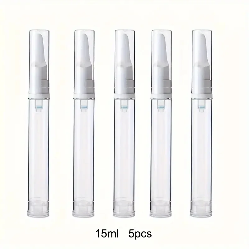 Próżniowe pojemniki podróżne na krem 5–15 ml zestaw Jasnożółty