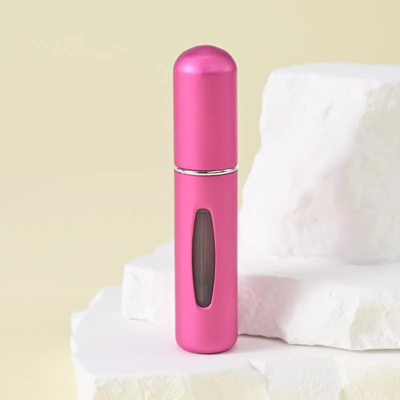 Przenośny mini atomizer do perfum 5ml – kieszonkowy Ciemny szary