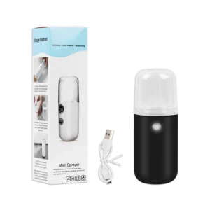 Przenośny nawilżacz twarzy USB nano rozpylacz mgiełki Jasnoszary