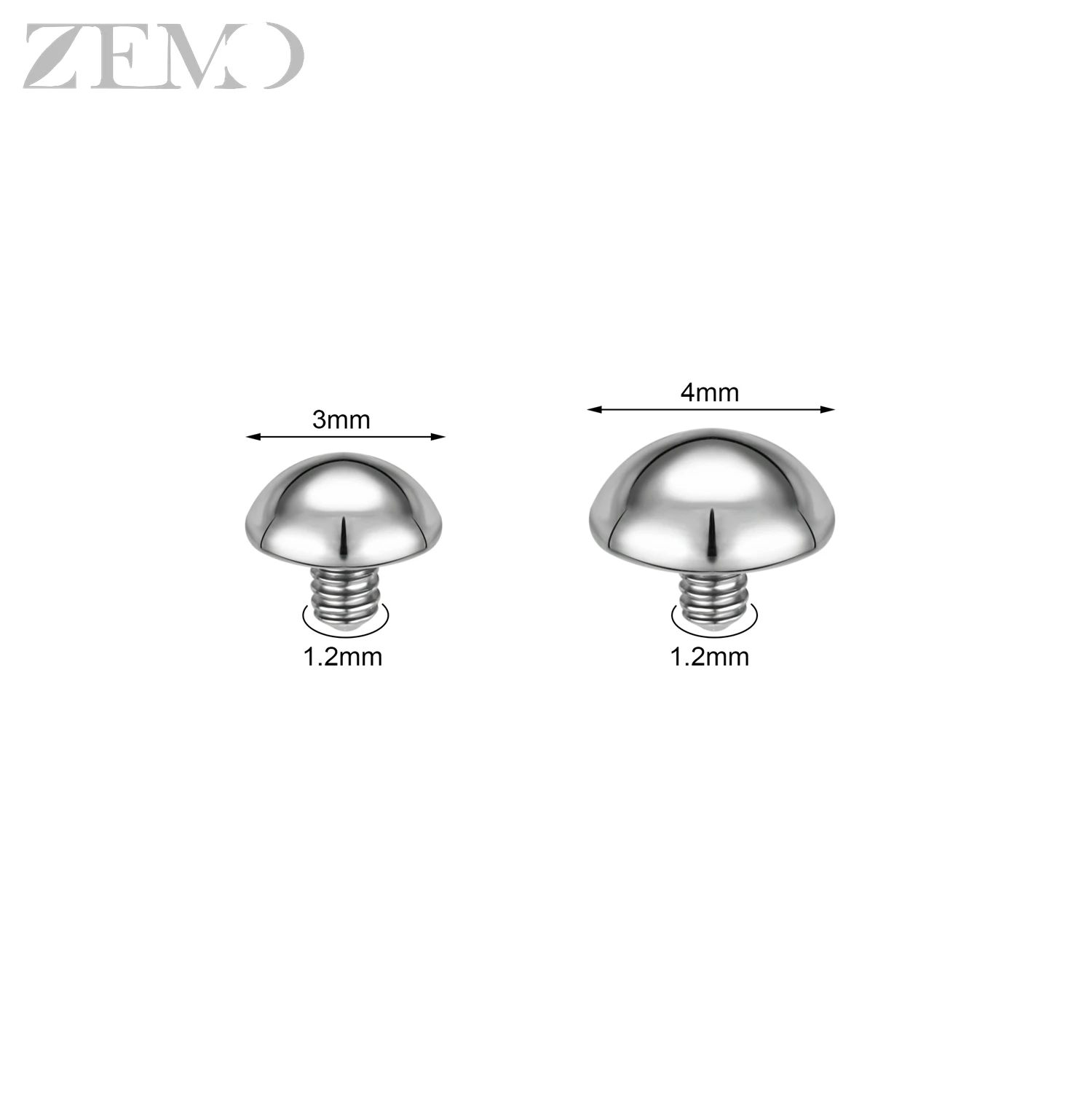 Punk dermal anchor ze stali nierdzewnej wąż korona piercing powierzchniowy Rodowany