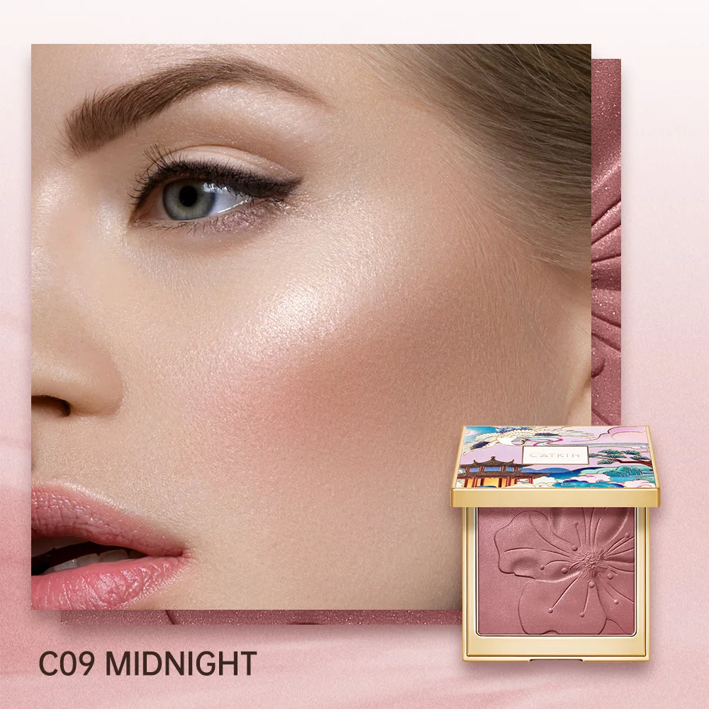 Róż do policzków CATKIN Eternal Love — długotrwały naturalny blush Brązowy
