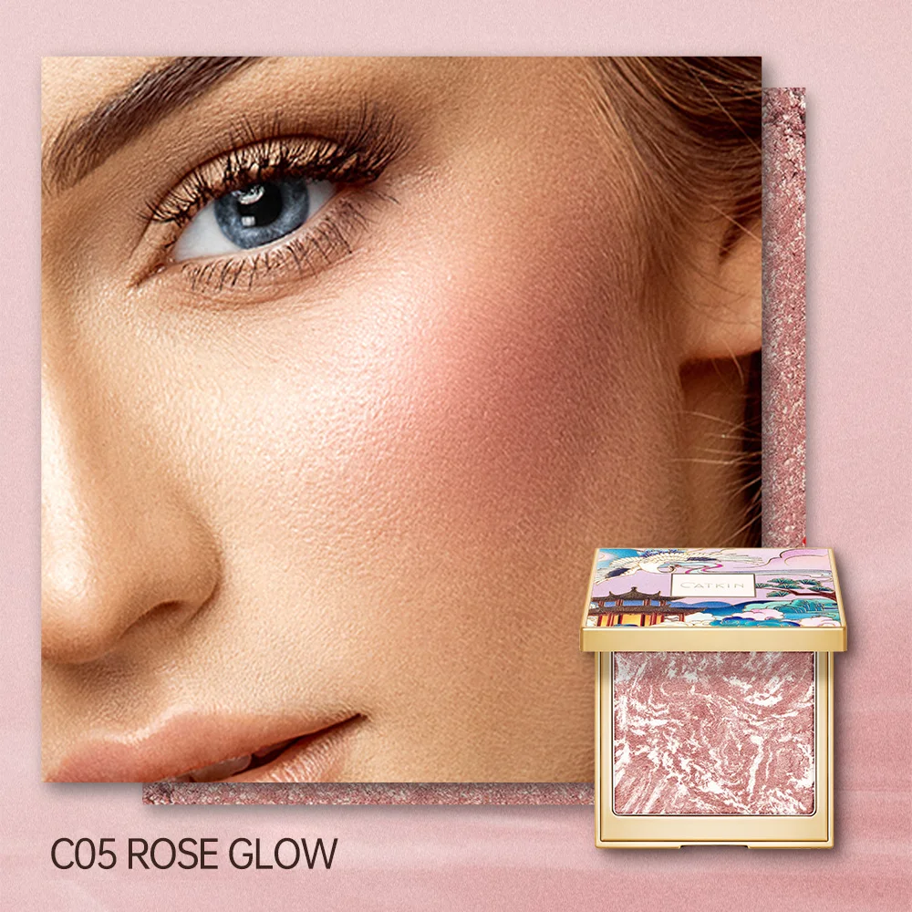 Róż do policzków CATKIN Eternal Love — długotrwały naturalny blush Khaki