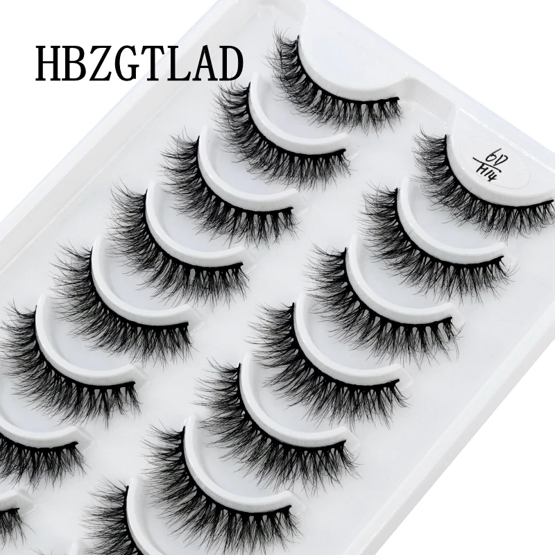 Rzęsy 3D faux mink puszyste i gęste – zestaw 10 par Różowe złoto