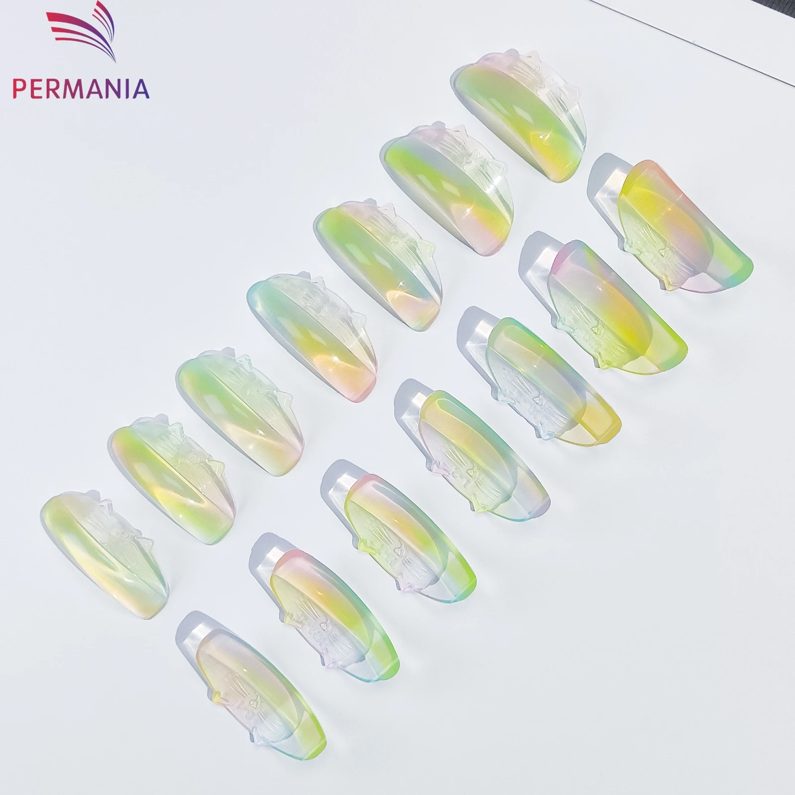 Samoprzylepne wałeczki do liftingu rzęs PERMANIA — 7 par 3D Czarny