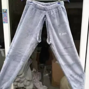 Satynowe legginsy Push Up z zamkiem z wysokim stanem Szary