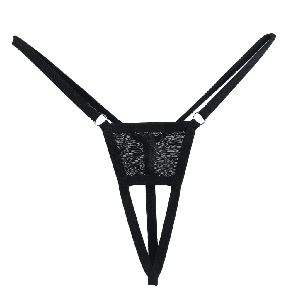 Seksowne stringi damskie mini T-back Beżowy