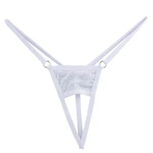 Seksowne stringi damskie mini T-back Czarny