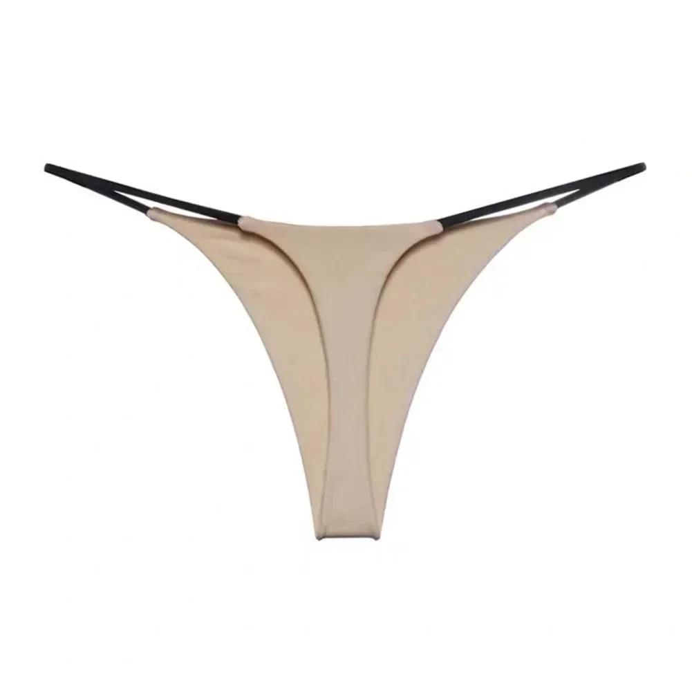 Seksowne stringi damskie typu T-back z niskim stanem Khaki