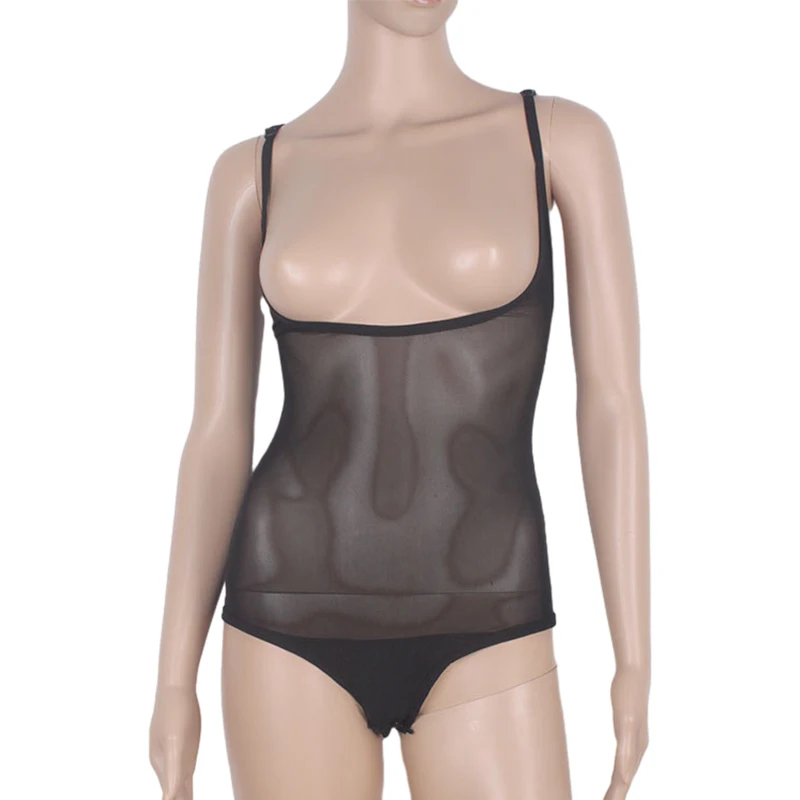 Siateczkowe body do tańca brzucha z dekoltem halter 3