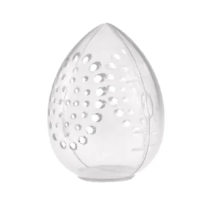 Silikonowy uchwyt do suszenia gąbki beauty blender — pojemnik Ciemny brąz