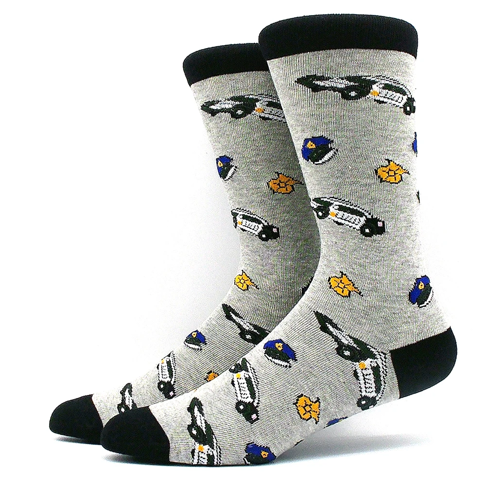 Skarpetki z nadrukiem Alien Sheep unisex hip-hop Czarny niebieski
